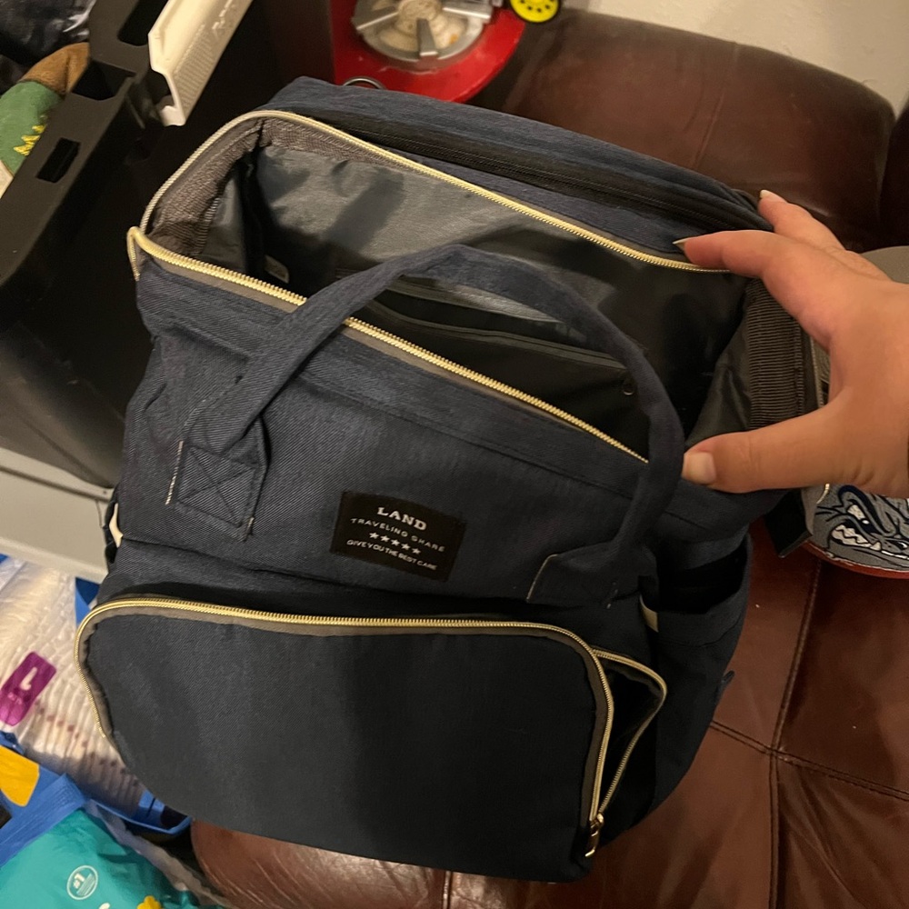 AND Dark Blue Men's Backpack - Picture 2 of 5